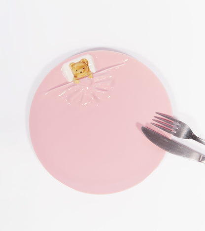 Set de 2 assiettes Ourson endormi