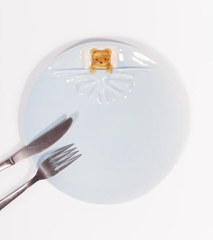Set de 2 assiettes Ourson endormi