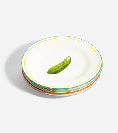 Set de 4 assiettes creuses légumes  Klevering