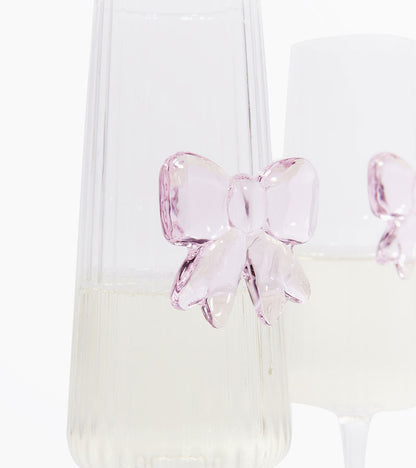 Coffret de deux flûtes à pétillant noeud