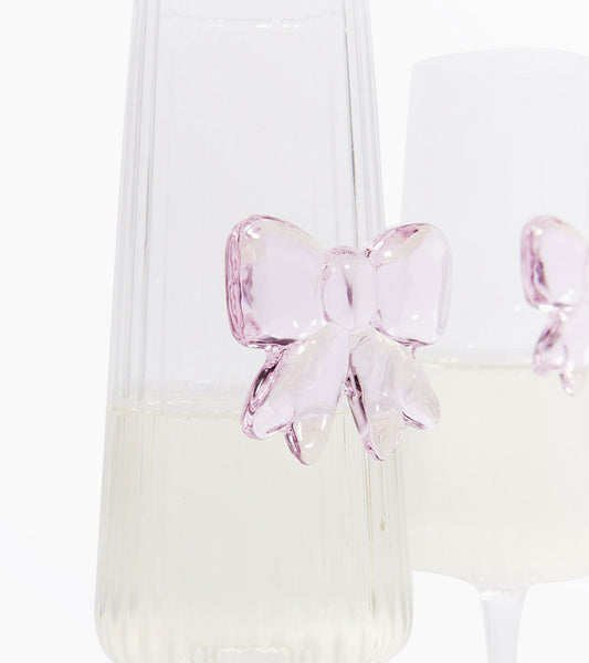 Coffret de deux flûtes à pétillant noeud