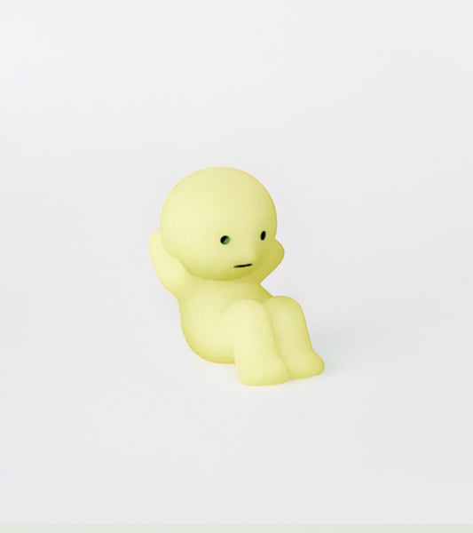 Figurine fluorescente Smiski - série Exercising 
