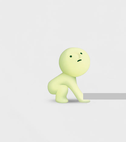 Figurine fluorescente Smiski - série Living 