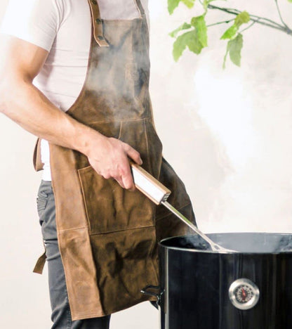 Tablier BBQ en cuir 