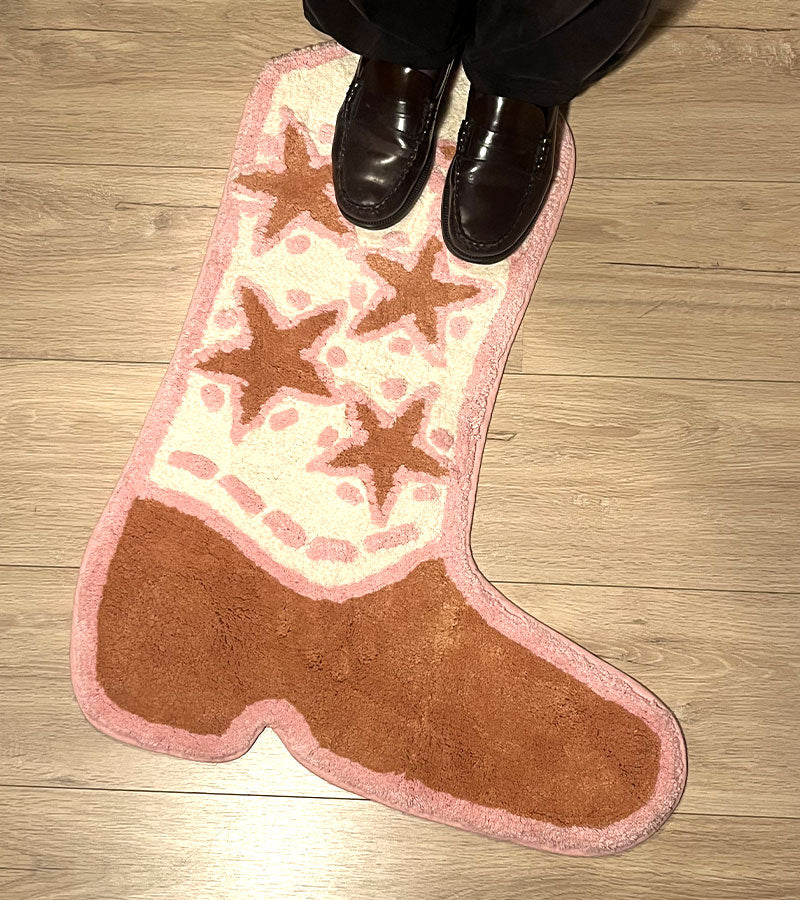 Tapis botte de cowboy