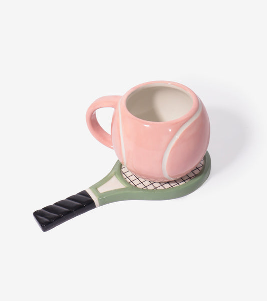 Tasse et soucoupe tennis