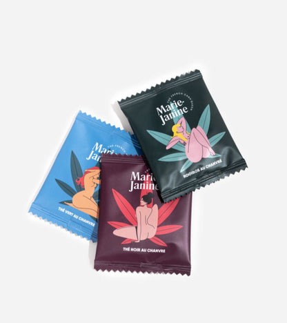 Thé en dosettes au CBD  Marie Janine