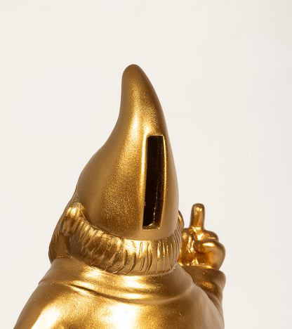 Tirelire Gnome doré