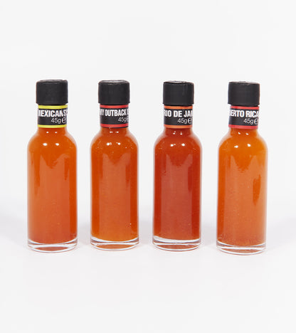 Tour du monde en 4 sauces piquantes