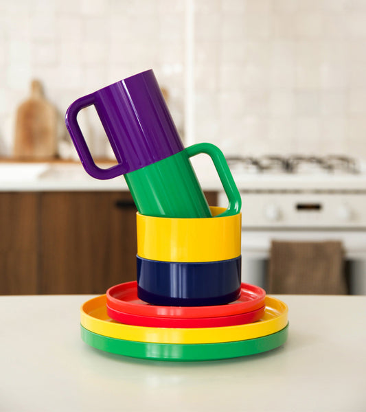 Vaisselle Max, set de 6 mugs rainbow - Heller