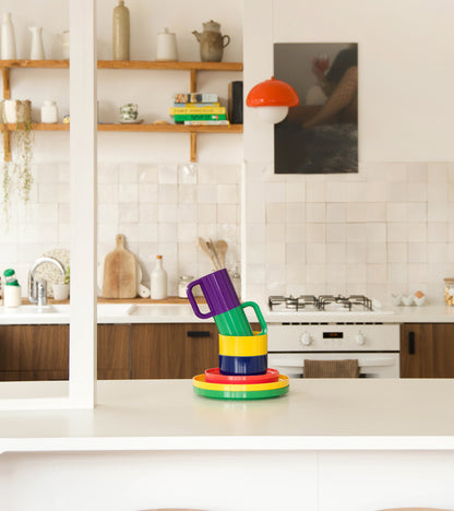 Vaisselle Max, set de 6 mugs rainbow - Heller