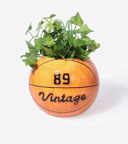 Vase balle de basket vintage
