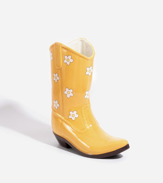 Vase boots cowboy Rose  DOIY