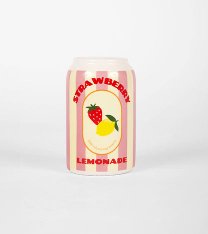Vase canette strawberry lemonade