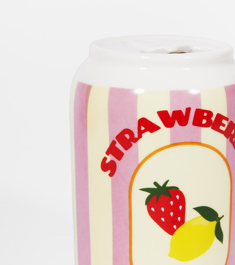 Vase Canette strawberry lemonade