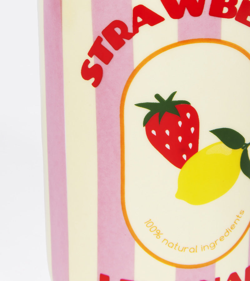 Vase Canette strawberry lemonade