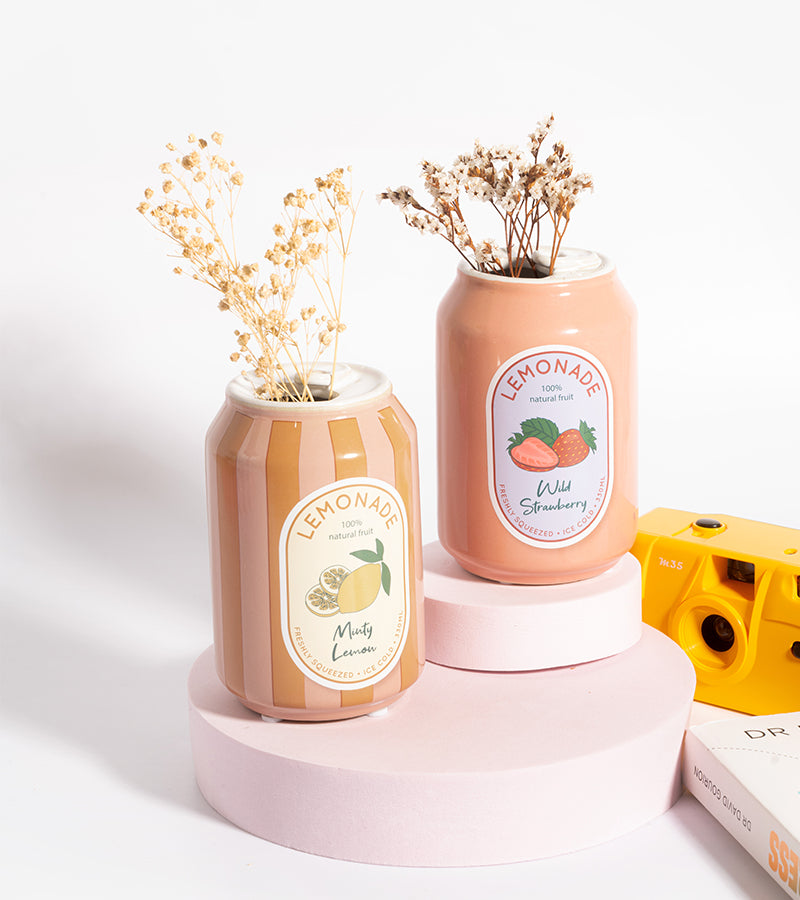 Vase canette de limonade