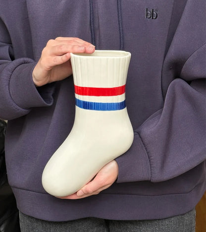 Vase mural - Chaussette perdue