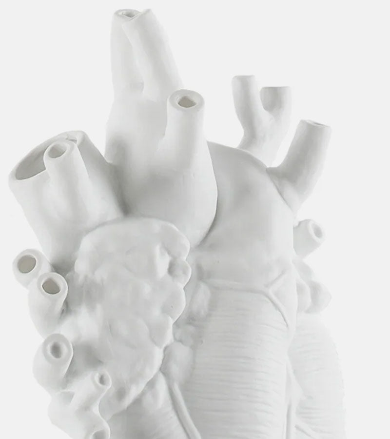 Vase coeur en porcelaine