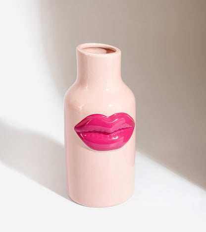 Vase lips en céramique  Rice