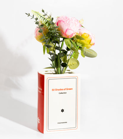 Vase livre "50 shades of green"
