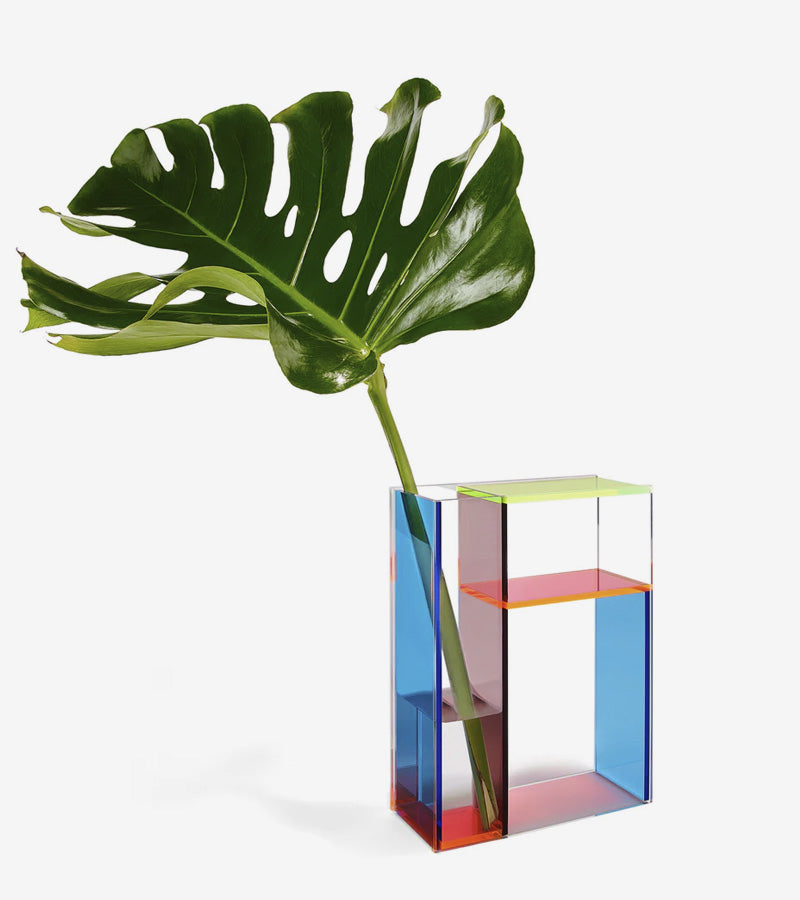 Vase Mondri néon design