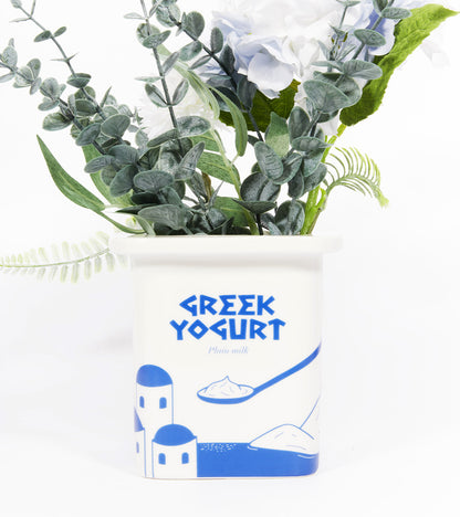 Vase / pot yaourt grec