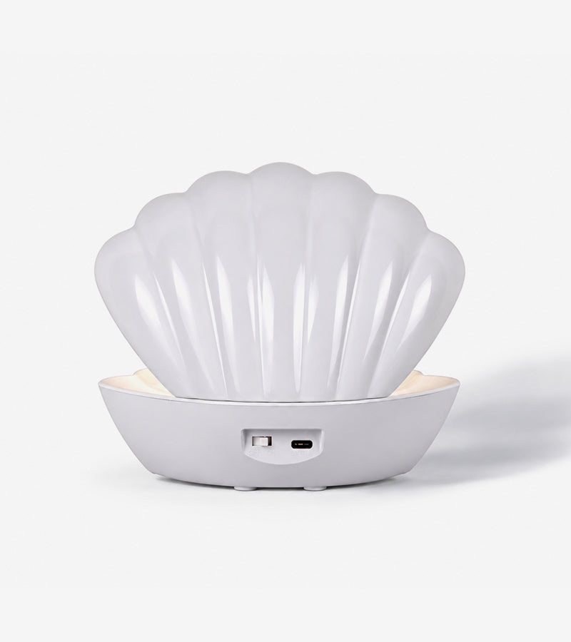 Veilleuse coquillage à paillettes