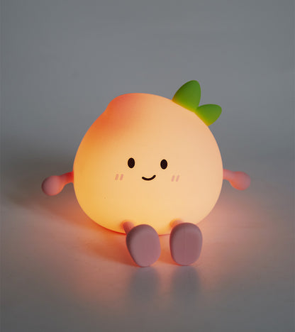 Veilleuse pêche sans fil, en silicone souple, et rechargeable.