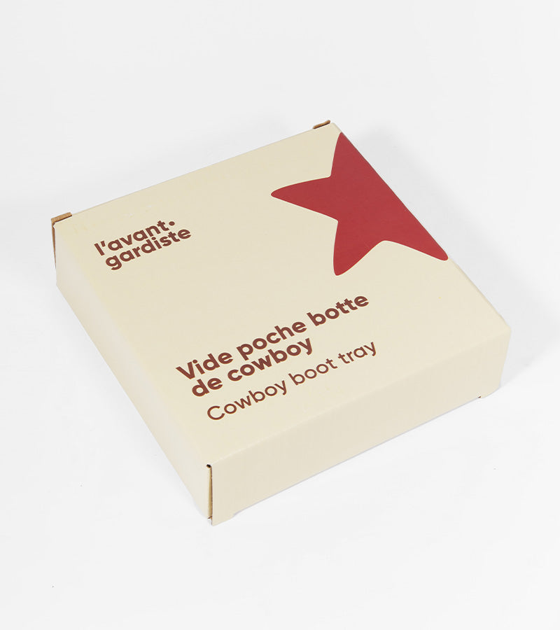 Vide-poche santiag vache