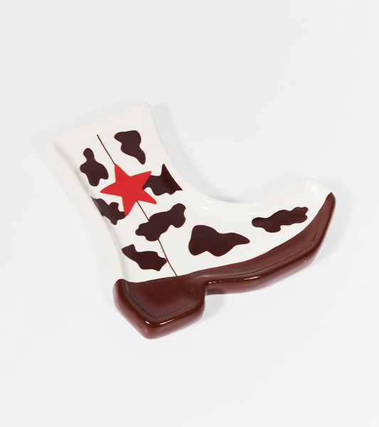 Vide-poche santiag vache