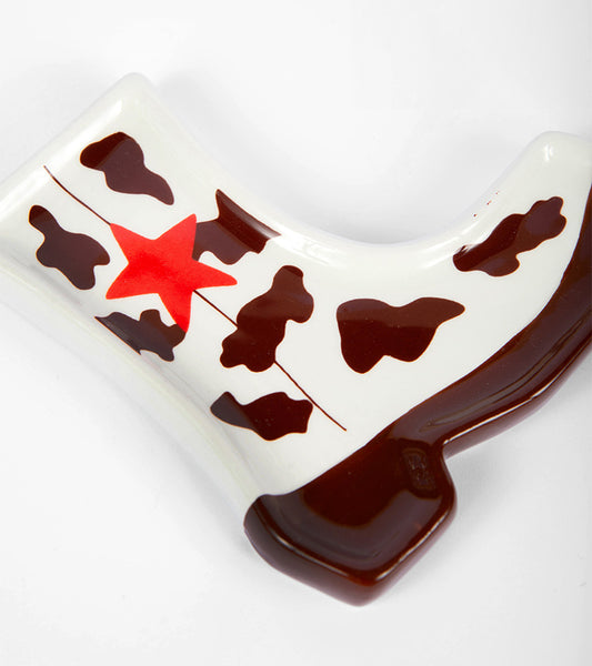 Vide-poche santiag vache