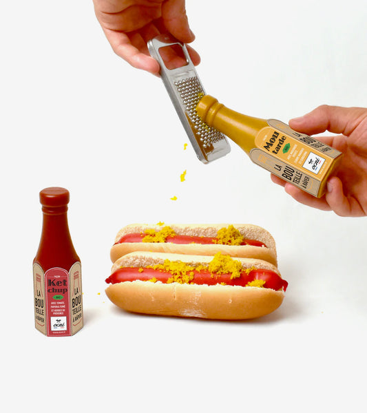 Bouteille de Moutarde ou Ketchup à râper