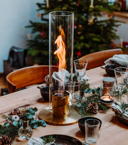 Cheminée de table portable Noir  hofats