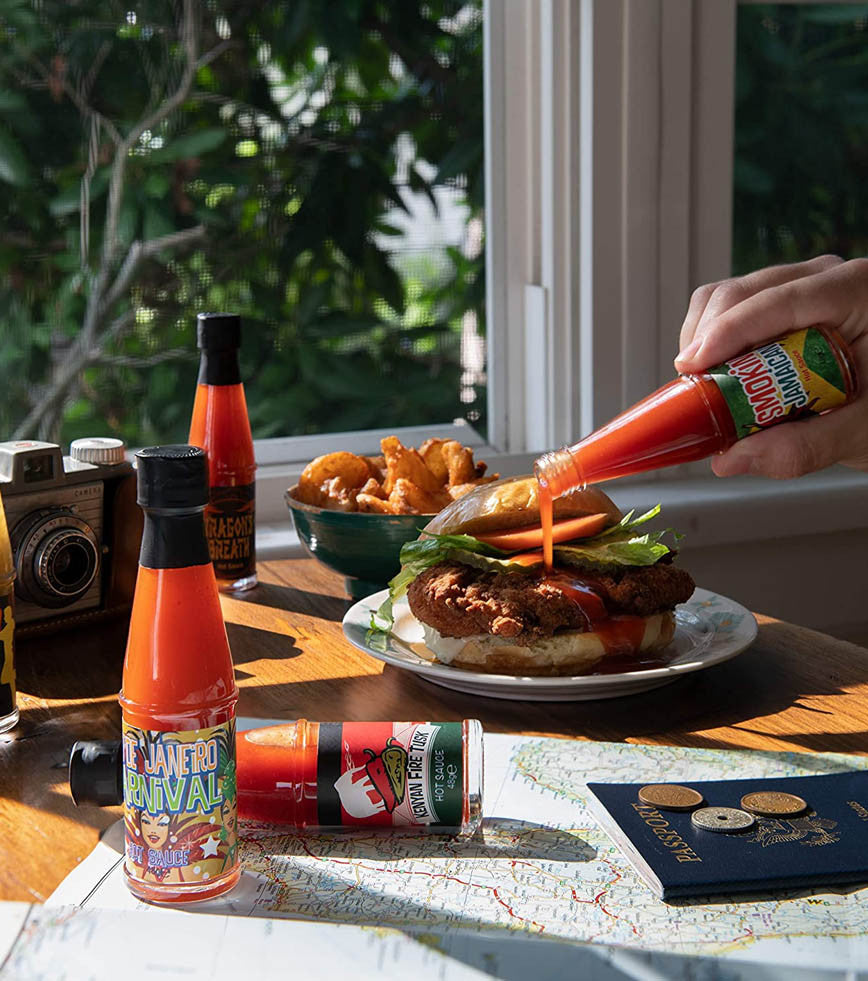 Coffret de 15 sauces piquantes du monde