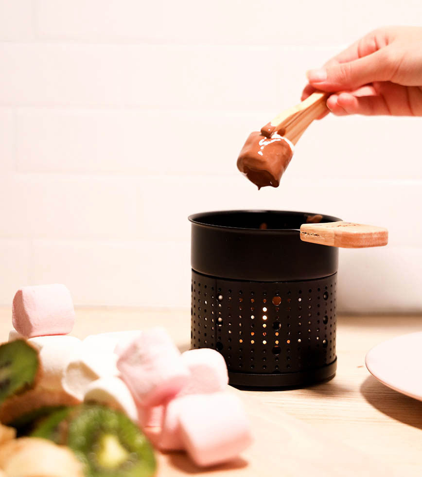 Coffret fondue au chocolat à la bougie – L'avant gardiste