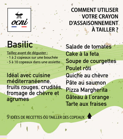 Kit découverte d’assaisonnement en crayons à tailler  OCNI FACTORY