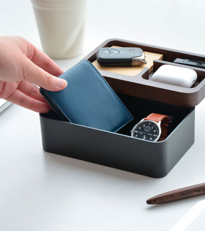 Organisateur vide-poches magnétique Noir