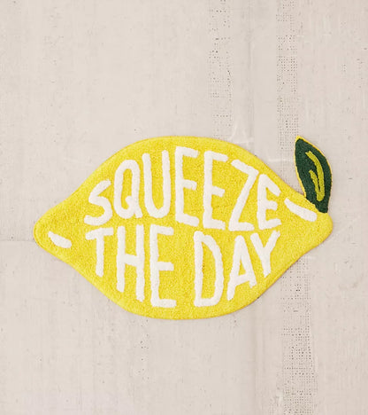 Tapis de bain citron Squeeze the Day