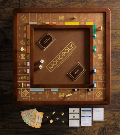 Monopoly De luxe en bois 