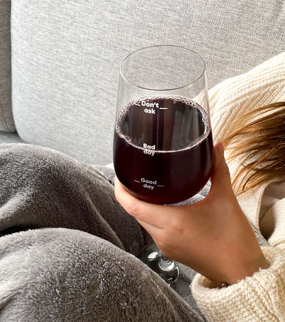 Verre à vin pour montrer son humeur  L'Avant Gardiste